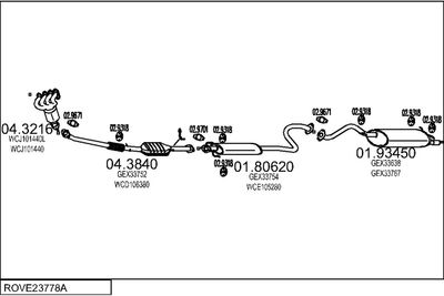 SISTEM DE ESAPAMENT MTS ROVE23778A027954