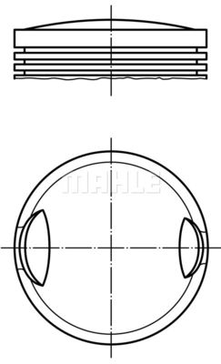 Поршень MAHLE 009 19 02 для FIAT TEMPRA