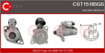 STARTER CASCO CST15185GS