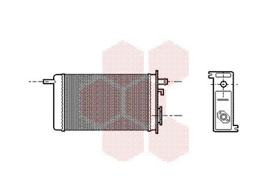 VAN WEZEL Kachelradiateur, interieurverwarming (43006096)