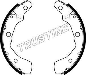 Комплект тормозных колодок TRUSTING 026.349 для DAIHATSU YRV