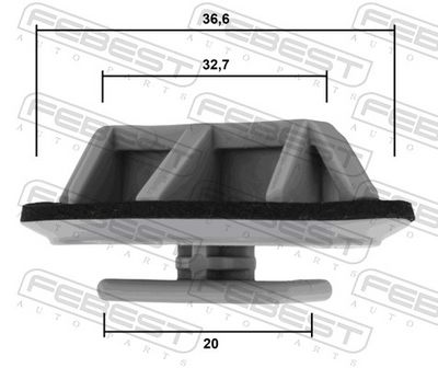 CLIPS ACOPERIRE DECORATIVA SI PROTECTIE FEBEST 88570138 1