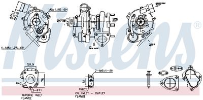 COMPRESOR SISTEM DE SUPRAALIMENTARE NISSENS 93667 4