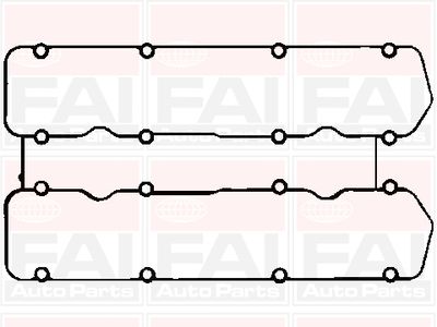Прокладка, крышка головки цилиндра FAI AutoParts RC1180S для RENAULT SPORT
