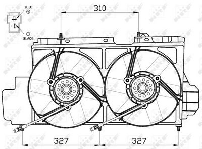 VENTILATOR RADIATOR NRF 47538 2