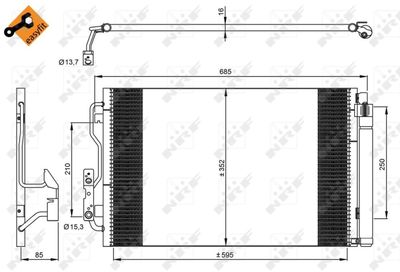 CONDENSATOR CLIMATIZARE NRF 35970 4