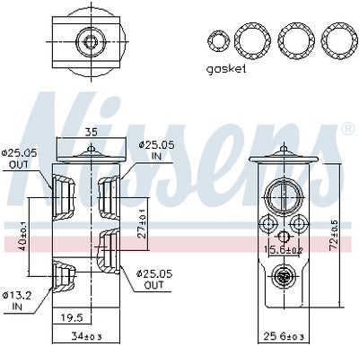 SUPAPA EXPANSIUNE CLIMA NISSENS 999556 5