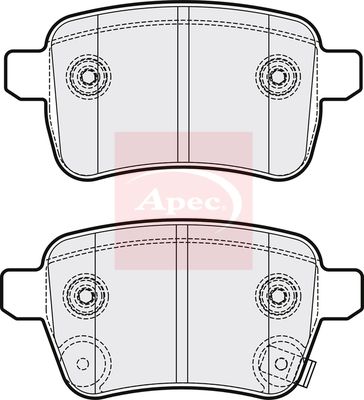 APEC Brake Pad Set, disc brake PAD2180