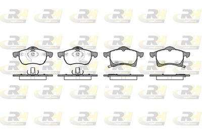 Комплект тормозных колодок, дисковый тормоз ROADHOUSE 2683.02 для CHEVROLET ASTRA