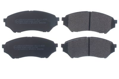 Brake Pad Set, disc brake B111408