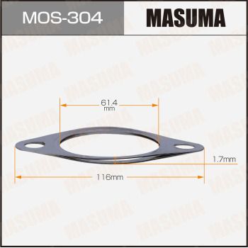 Прокладка, труба выхлопного газа MASUMA MOS-304 для HYUNDAI GRANDEUR