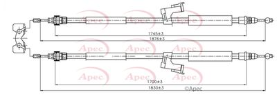 Cable Pull, parking brake APEC CAB1586