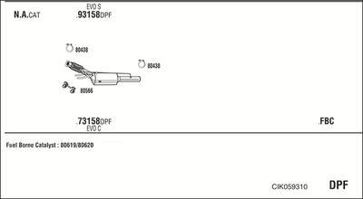 Układ wydechowy WALKER CIK059310