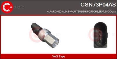 COMUTATOR PRESIUNE AER CONDITIONAT CASCO CSN73P04AS