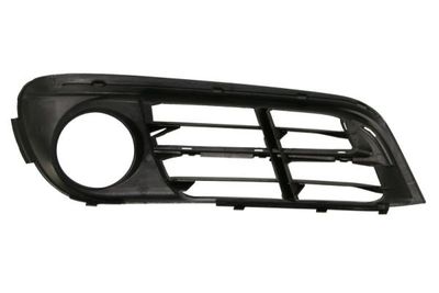 Voorbumper afdekking Voor Links (gesloten, met mistlampgaten, zwart) past: BMW 5 F10, F11 06.13-02.17