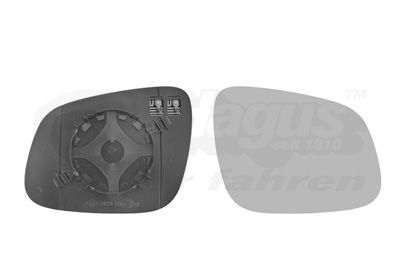 Зеркальное стекло, наружное зеркало VAN WEZEL 0808838 для CHEVROLET SPARK