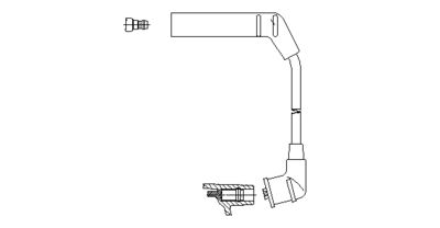 Провод зажигания BREMI 3A66/44 для KIA PICANTO