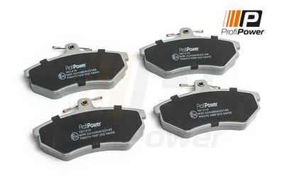 stabdžių trinkelių rinkinys, diskinis stabdys 1B1216 ProfiPower