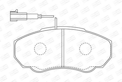 BREMSBELAGSATZ SCHEIBENBREMSE CHAMPION 573113CH 1