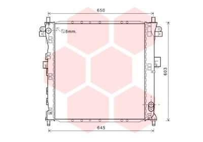 VAN WEZEL 81002123 Крышка радиатора  для SSANGYONG  (Сан-янг Актон)
