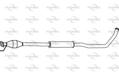 FENNO P8143CAT Катализатор  для SUZUKI SX4 (EY, GY) 1.6 VVT (RW 416)