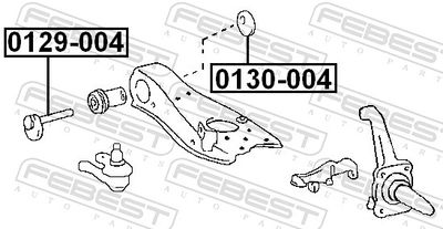 NACHLAUFSCHALE CORP AXE FEBEST 0130004 1