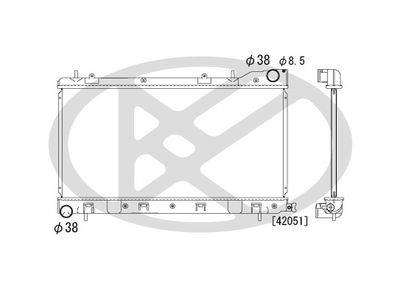 Radiator, racire motor Koyorad PL091165