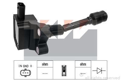 Катушка зажигания KW 470 619 для FORD B-MAX