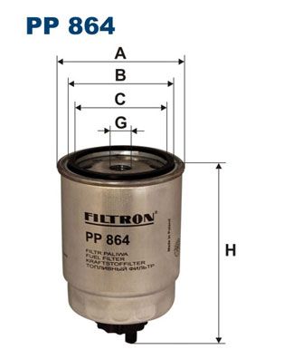 Топливный фильтр FILTRON PP 864 для FIAT ELBA