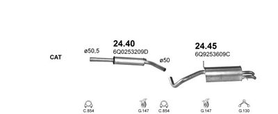 Układ wydechowy POLMO POLMO00944