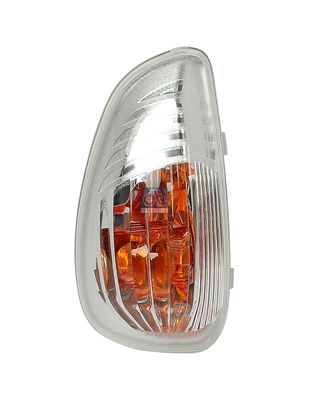 Zijspiegel controlelampje Links (wit, met een oranje inzetstuk)