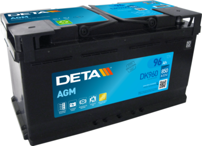 Стартерная аккумуляторная батарея DETA DK960 для CADILLAC CT6
