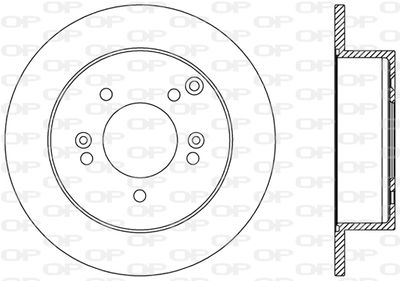 OPEN PARTS BDA2482.10 Тормозные диски  для KIA CARENS III вэн (UN) 1.6 CRDi 110