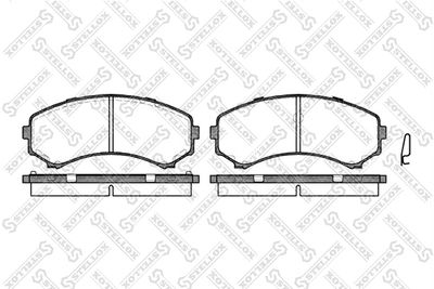 Комплект тормозных колодок, дисковый тормоз STELLOX 407 000L-SX для MITSUBISHI PROUDIA/DIGNITY