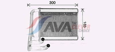топлообменник, отопление на вътрешното пространство AVA Clever Choice KA6306