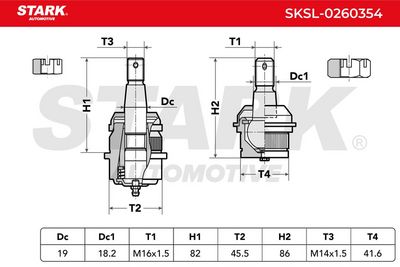Шарнири STARK SKSL-0260354