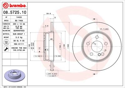 Brake Disc 08.5725.10