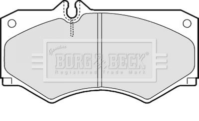 Комплект тормозных колодок, дисковый тормоз BORG & BECK BBP1089 для MERCEDES-BENZ HENSCHEL