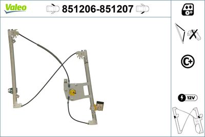 FENSTERHEBER VALEO 851206