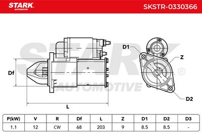 стартер STARK SKSTR-0330366