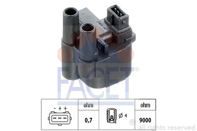 FACET 9.6276 Катушка зажигания  для RENAULT KANGOO (Рено Kангоо)
