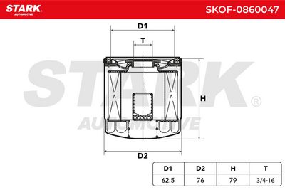 маслен филтър STARK SKOF-0860047