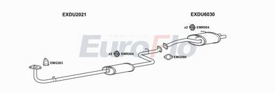 Układ wydechowy EUROFLO DUCHA101018
