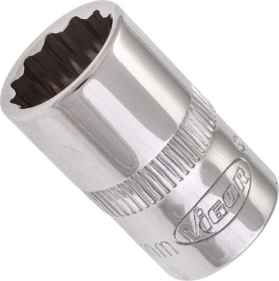 Vigor V7538-12 Nástrčná hlavice dvojitý šestihran 12mm 3/8"