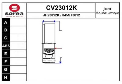GELENKSATZ ANTRIEBSWELLE