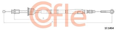 Тросик, cтояночный тормоз COFLE 92.17.1454 для TOYOTA HILUX