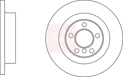 APEC Brake Disc DSK3158