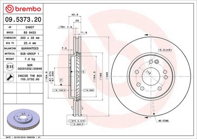 DISC FRANA BREMBO 09537320 1