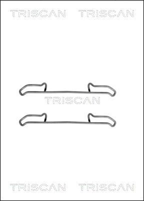 Комплектующие, колодки дискового тормоза TRISCAN 8105 101540 для VOLVO 480