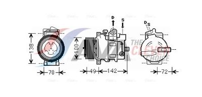 COMPRESOR CLIMATIZARE AVA Clever Choice MSAK566